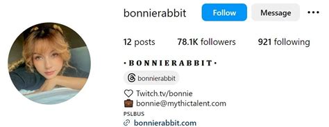 bonnie rabbit real name|Bonnierabbit (Twitch Star) Wiki, Biography, Age,。